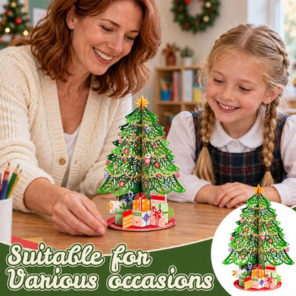 🎄 3D Pop-Up Christmas Tree Greeting Card – A Magical Surprise in Every Open🎁