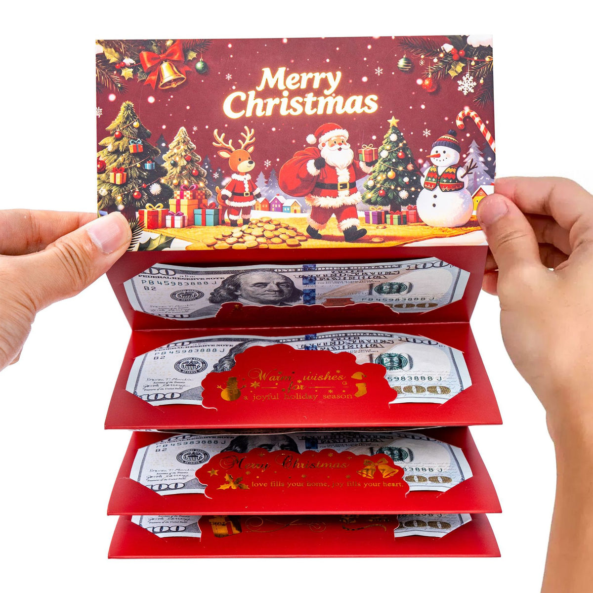 🏆Flash Sale⚡ 50K+ SOLD! Almost Gone-🎅💸Christmas Cash Gift Envelope– A creative way to give cash this Christmas!