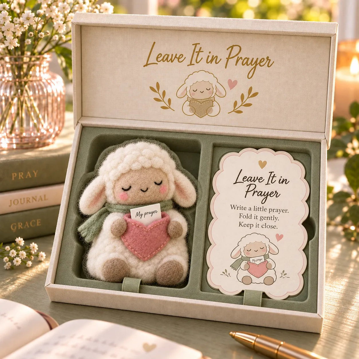🔥😍Faith & Meaning | 6 Heartfelt Felt Keepsake Designs with Message Cards✝️